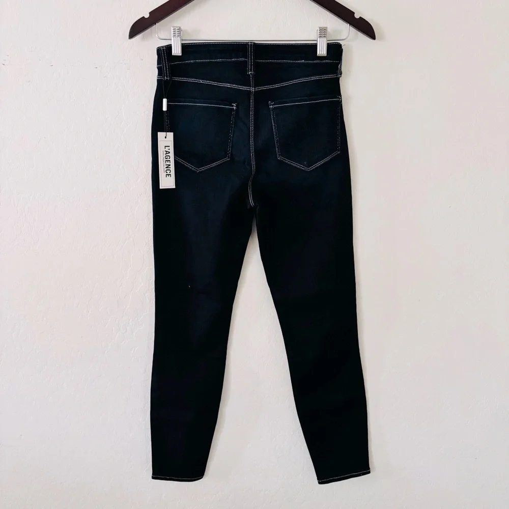 L’Agence Margot High‎ Rise Skinny Jeans Dark Denim
